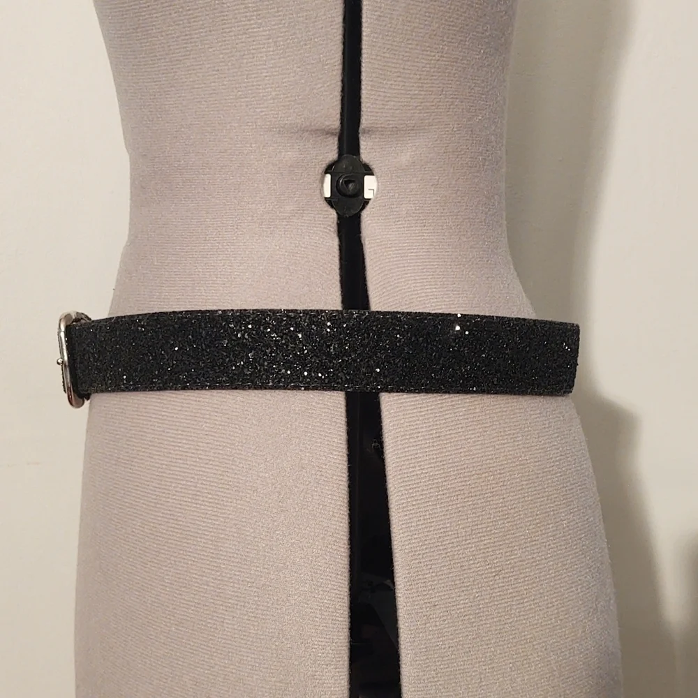 Sparkly Black Belt Sz M